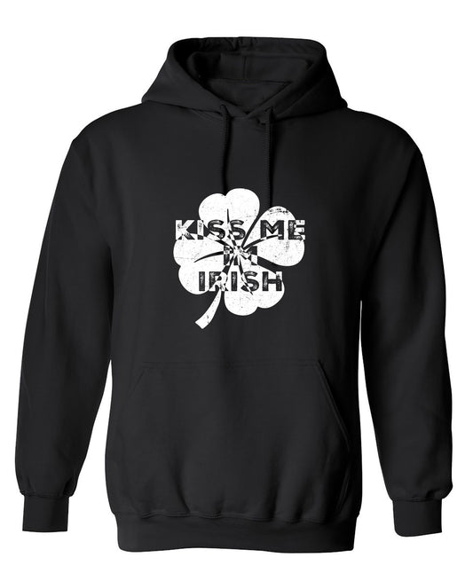 Funny T-Shirts design "Kiss Me I'm Irish funny Shirt - Hoodie"