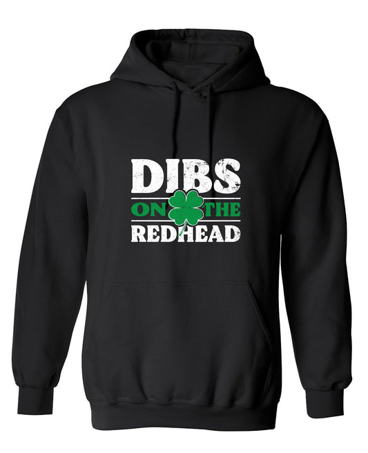 Funny T-Shirts design "Dibs on the Readhead Shirt - Hoodie"
