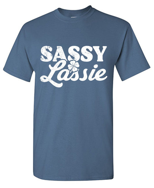 Funny T-Shirts design "Sassie Lassie Shirt"