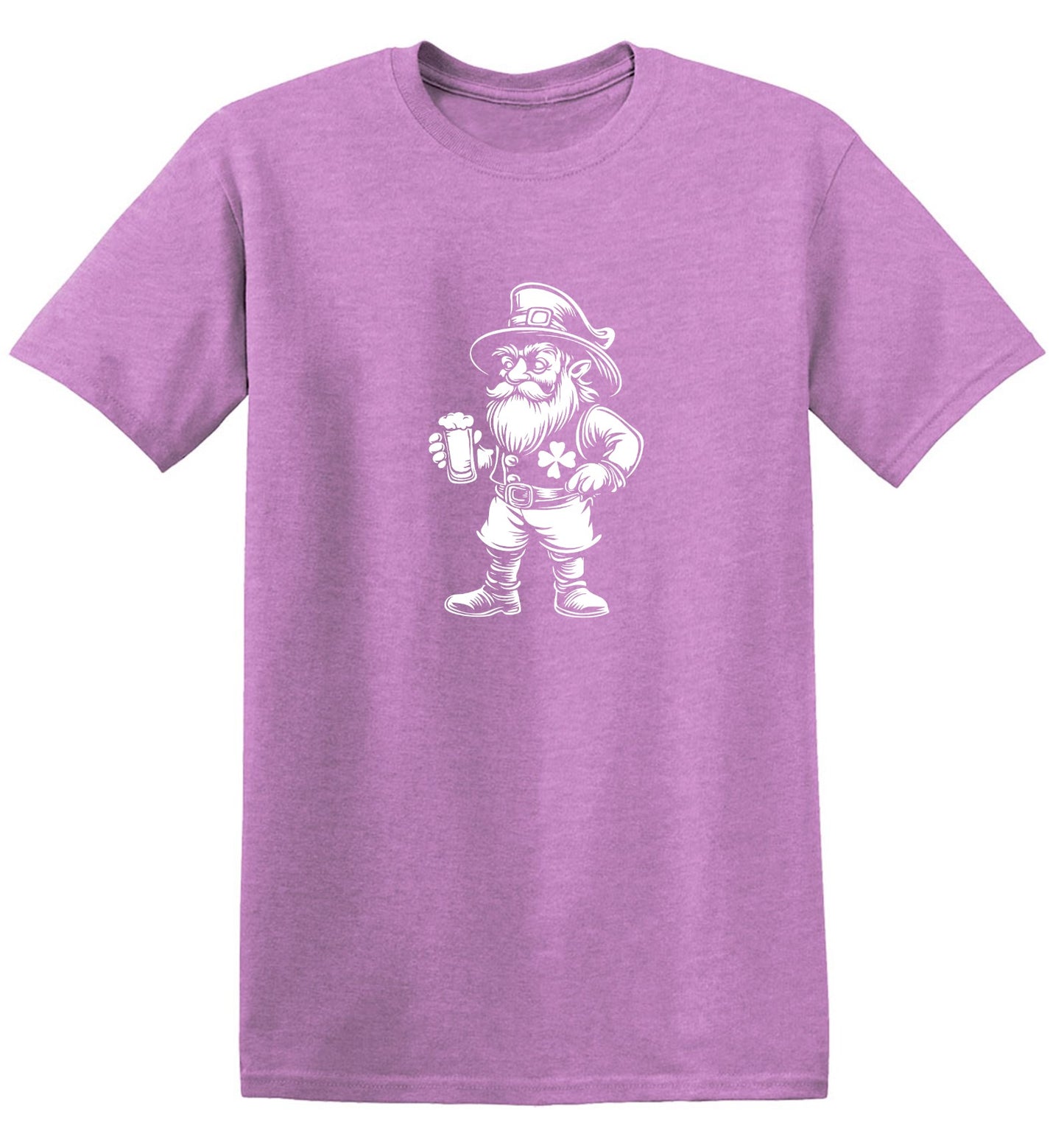 Funny T-Shirts design "Leprechaun With A Beer T-Shirt"