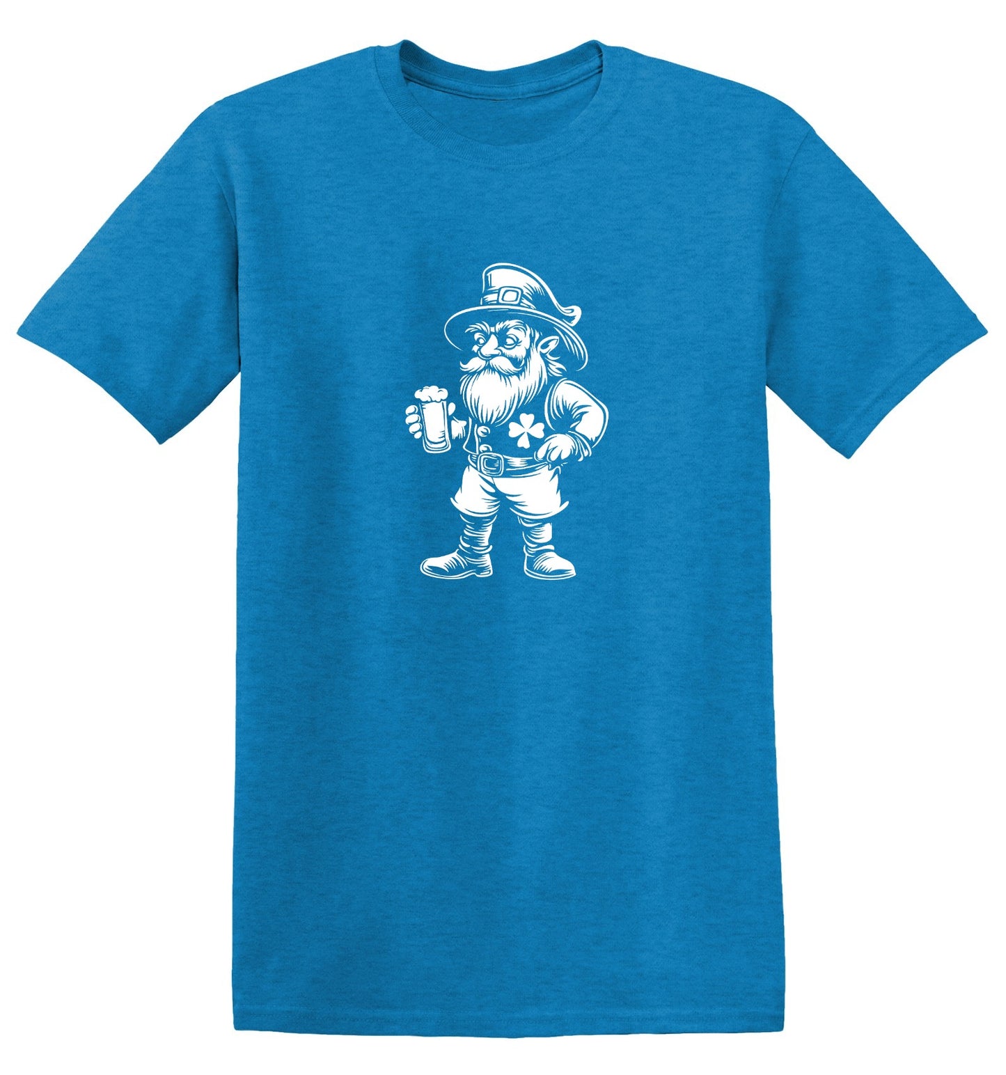 Funny T-Shirts design "Leprechaun With A Beer T-Shirt"