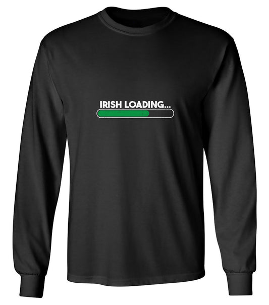 Funny T-Shirts design "Irish Loading...T-Shirt - Long Sleeve"