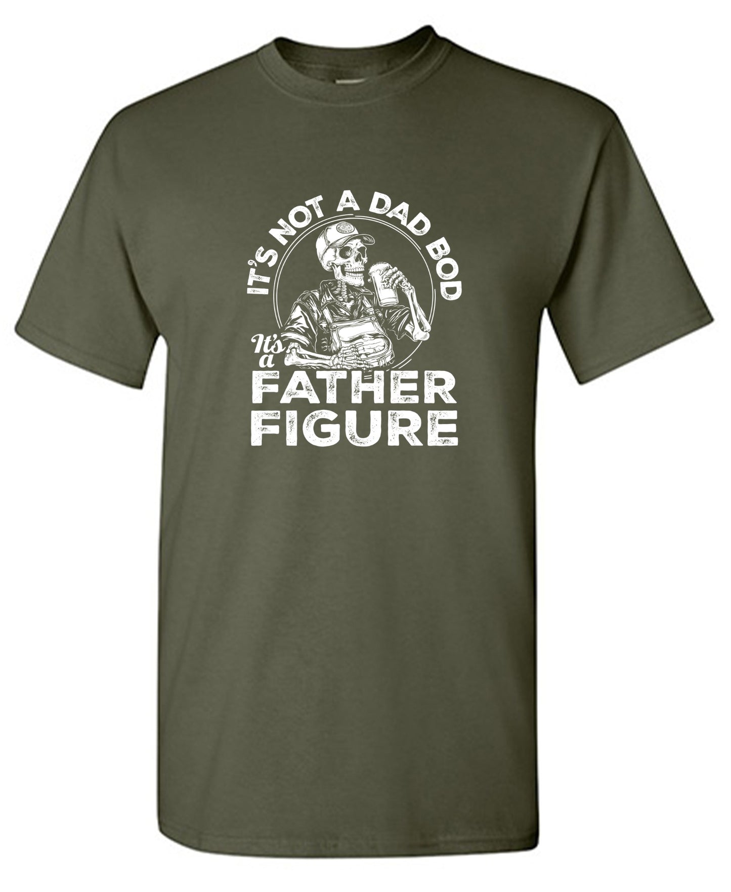 Funny T-Shirts design "Its Not A Dad Bod Its A Father Figure - Funny Father's T-Shirt"