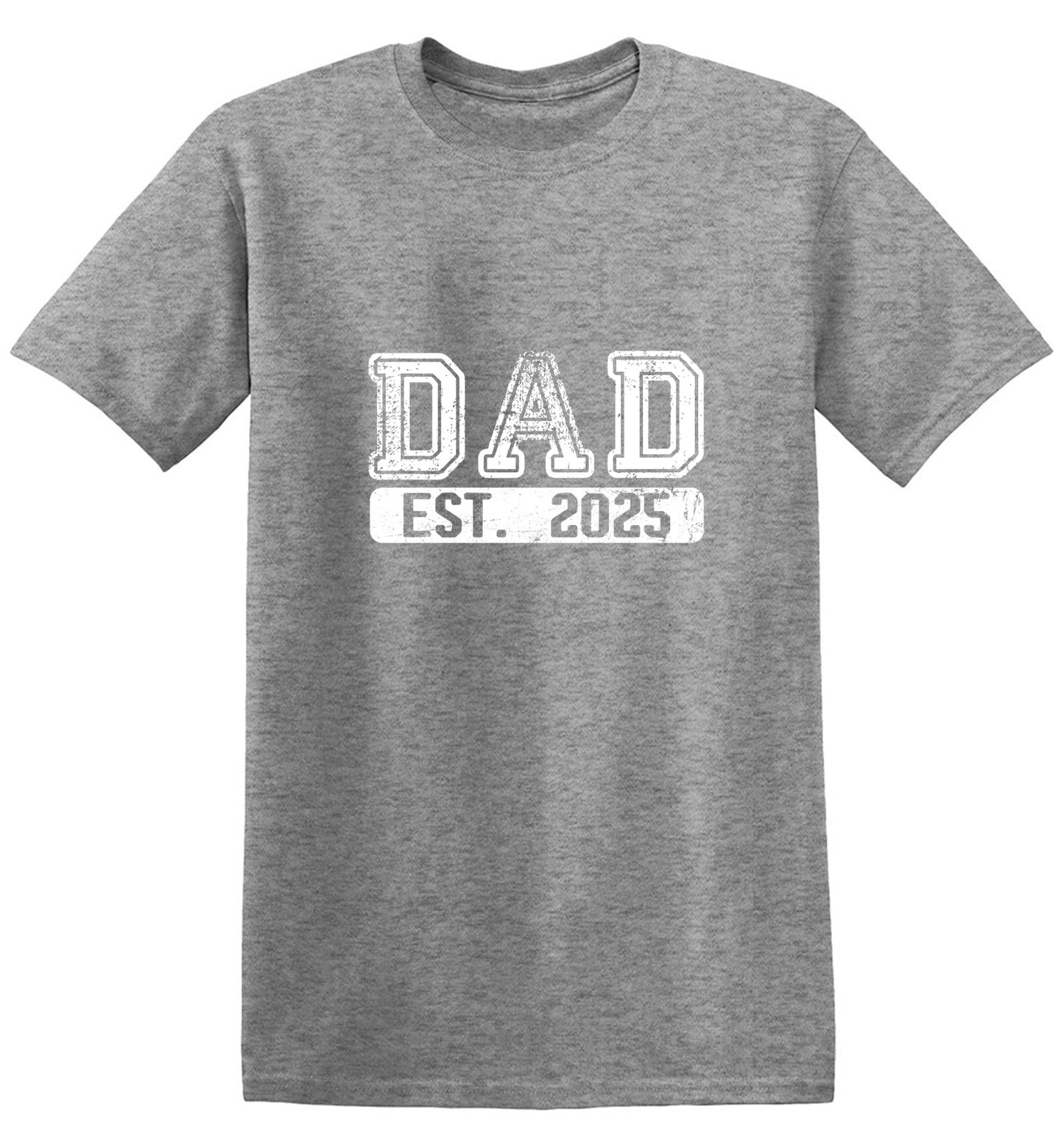 Funny T-Shirts design "DAD EST. 2025 T-Shirt"