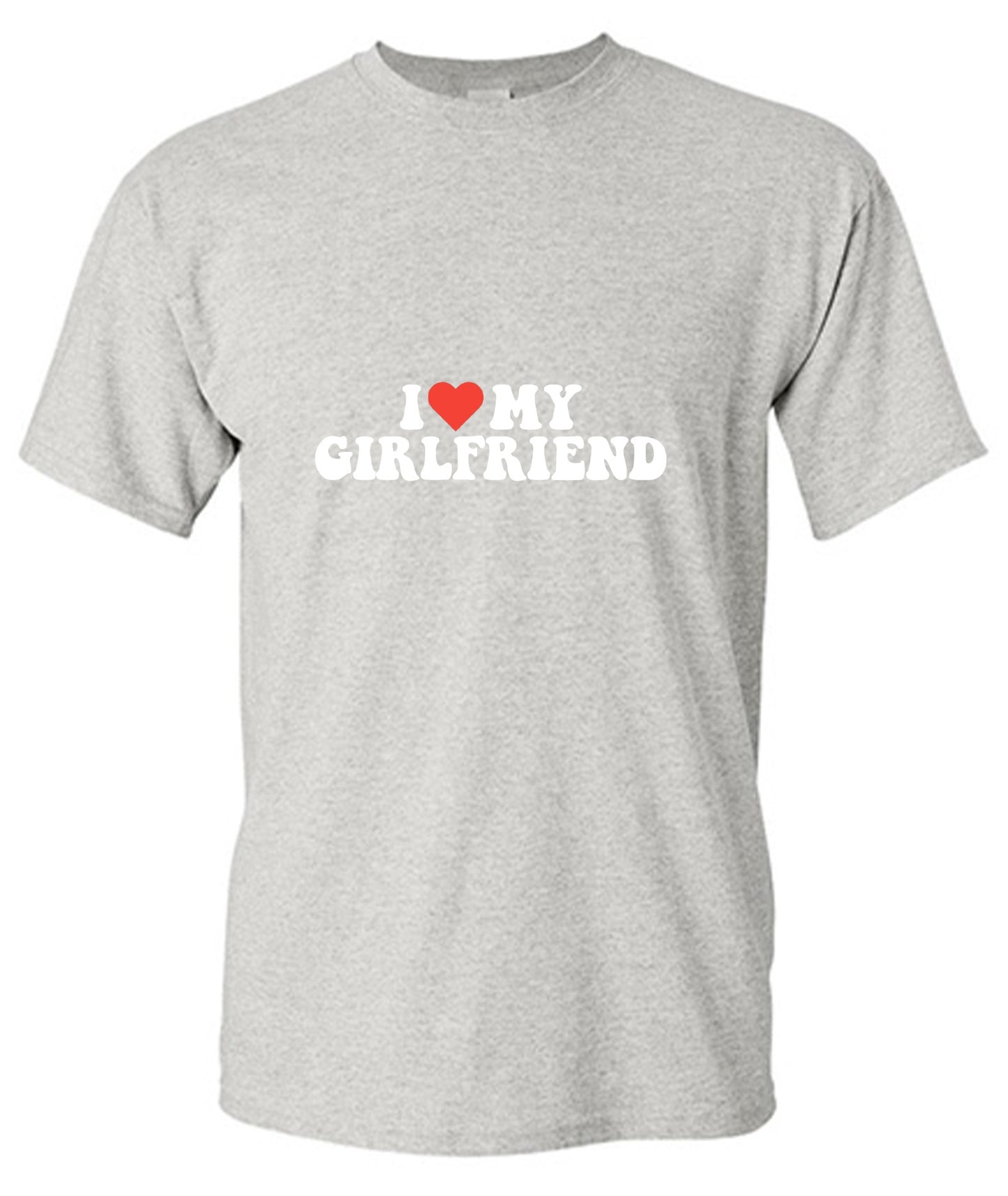 Funny T-Shirts design "I Love My Girlfriend T-Shirt"