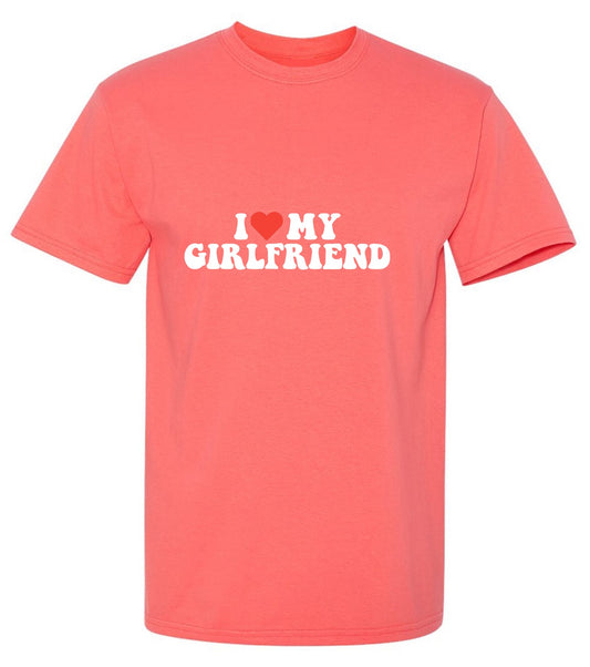 Funny T-Shirts design "I Love My Girlfriend T-Shirt"
