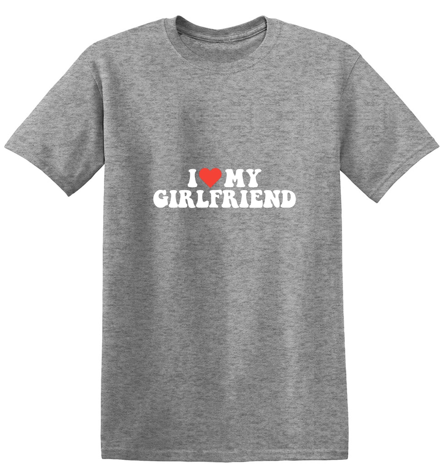 Funny T-Shirts design "I Love My Girlfriend T-Shirt"