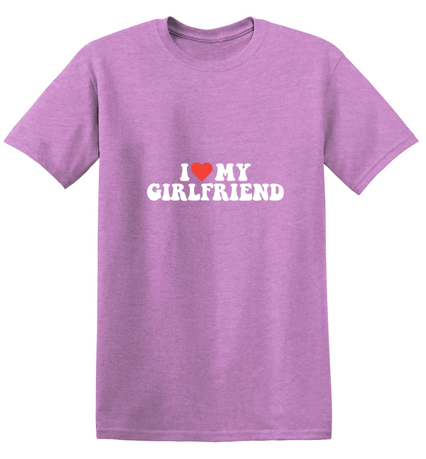 Funny T-Shirts design "I Love My Girlfriend T-Shirt"