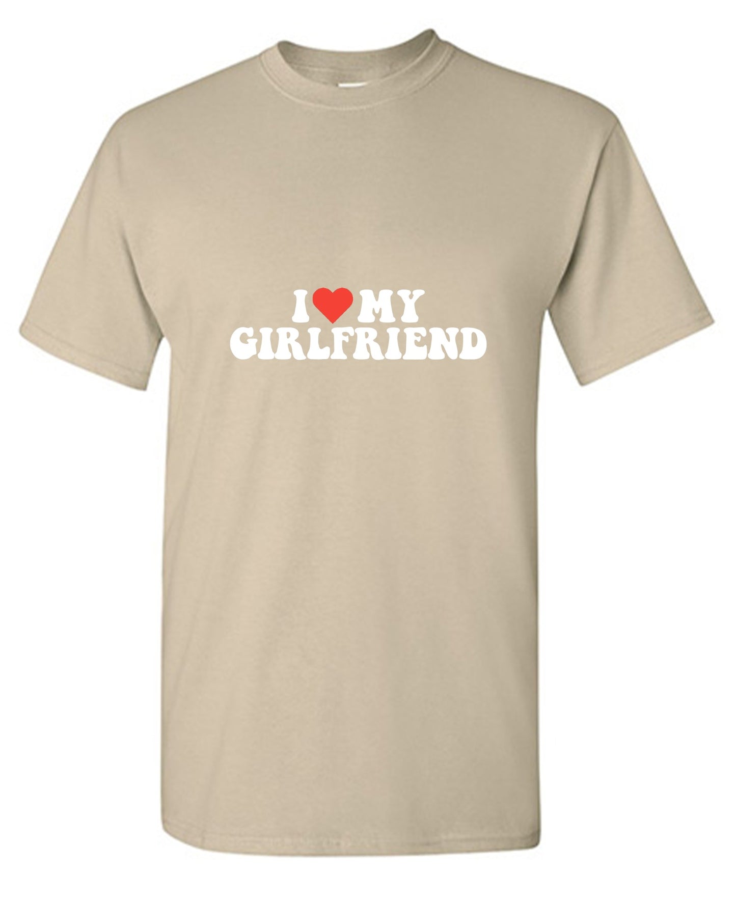 Funny T-Shirts design "I Love My Girlfriend T-Shirt"