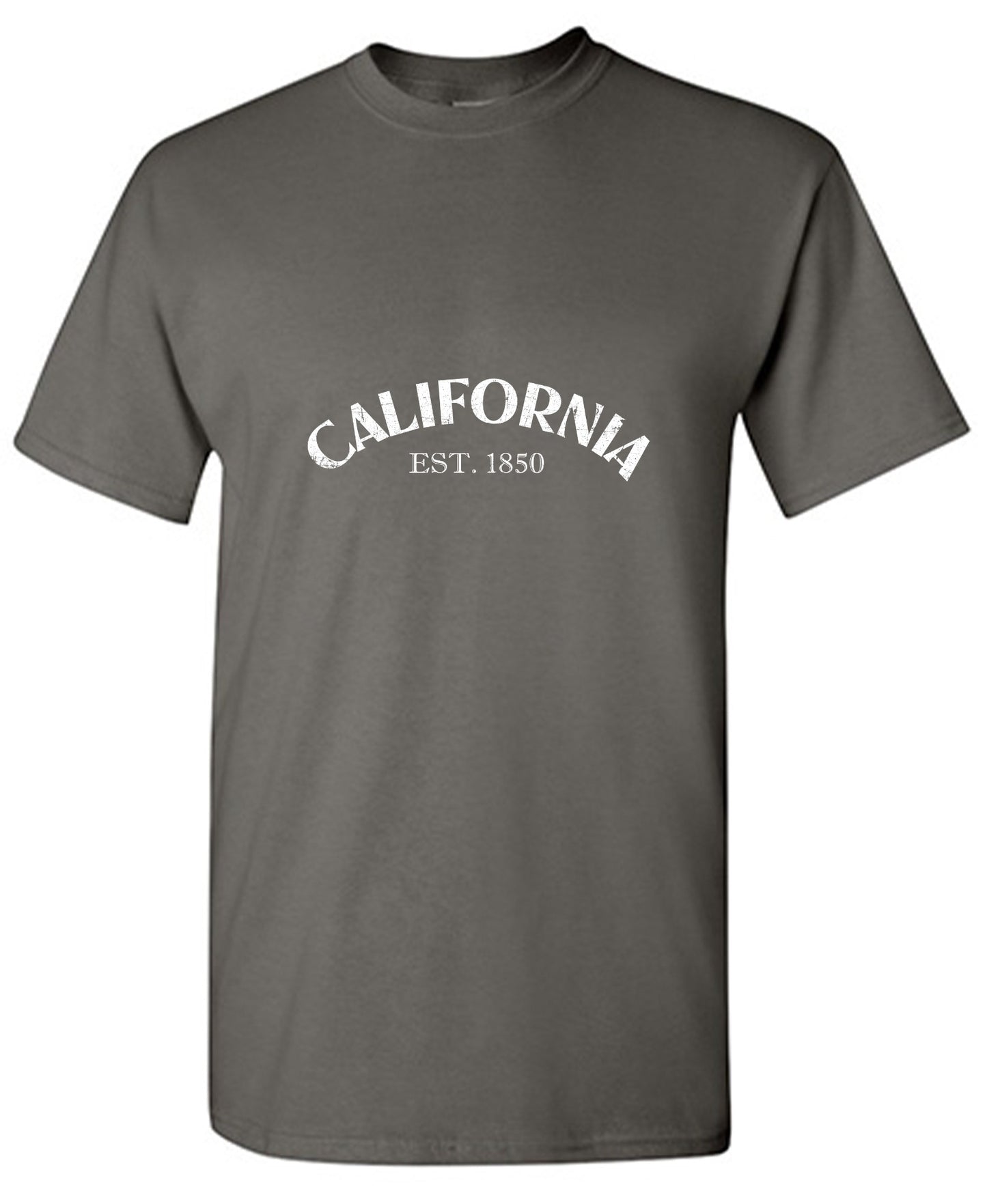 Funny T-Shirts design "California Est. 1850 T-Shirt - Ring Spun Tee"