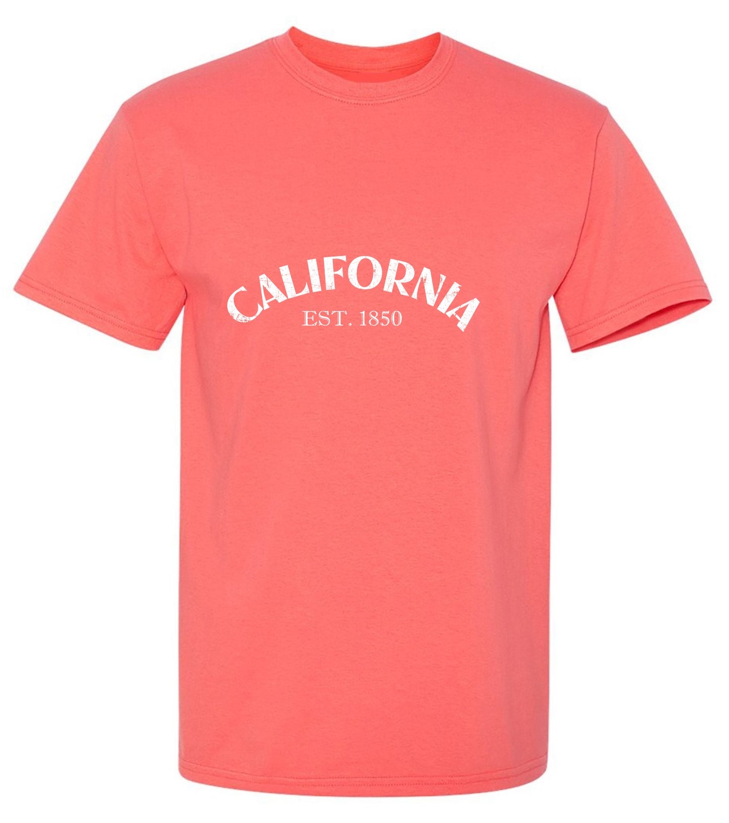 Funny T-Shirts design "California Est. 1850 T-Shirt - Ring Spun Tee"