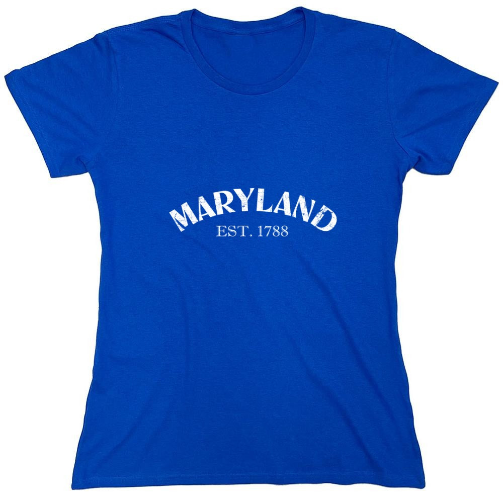 Funny T-Shirts design "Maryland Est. 1788 T-Shirt"