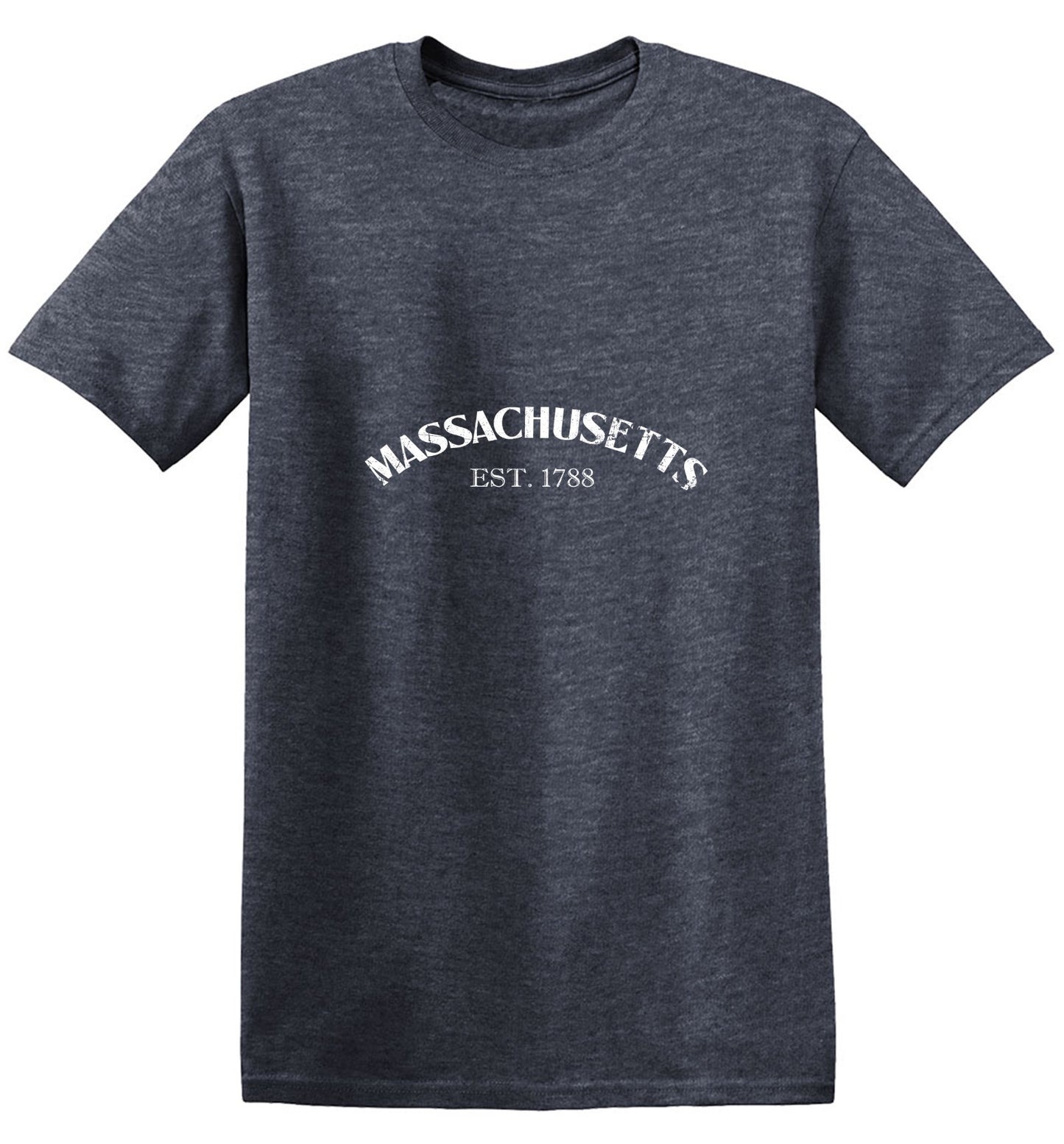 Funny T-Shirts design "Massachusetts Est. 1788 T-Shirt"