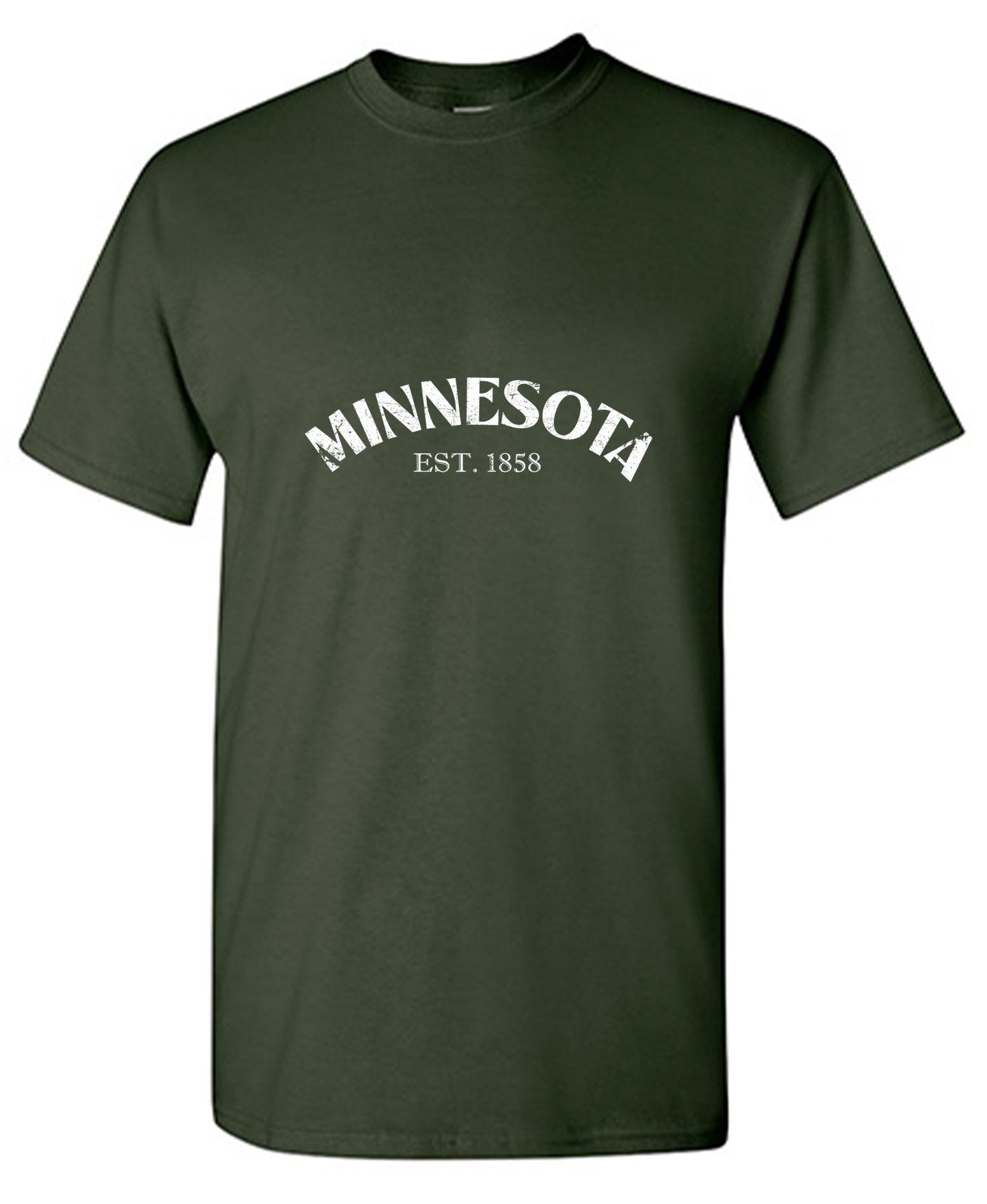 Funny T-Shirts design "Minnesota Est. 1858 T-Shirt"
