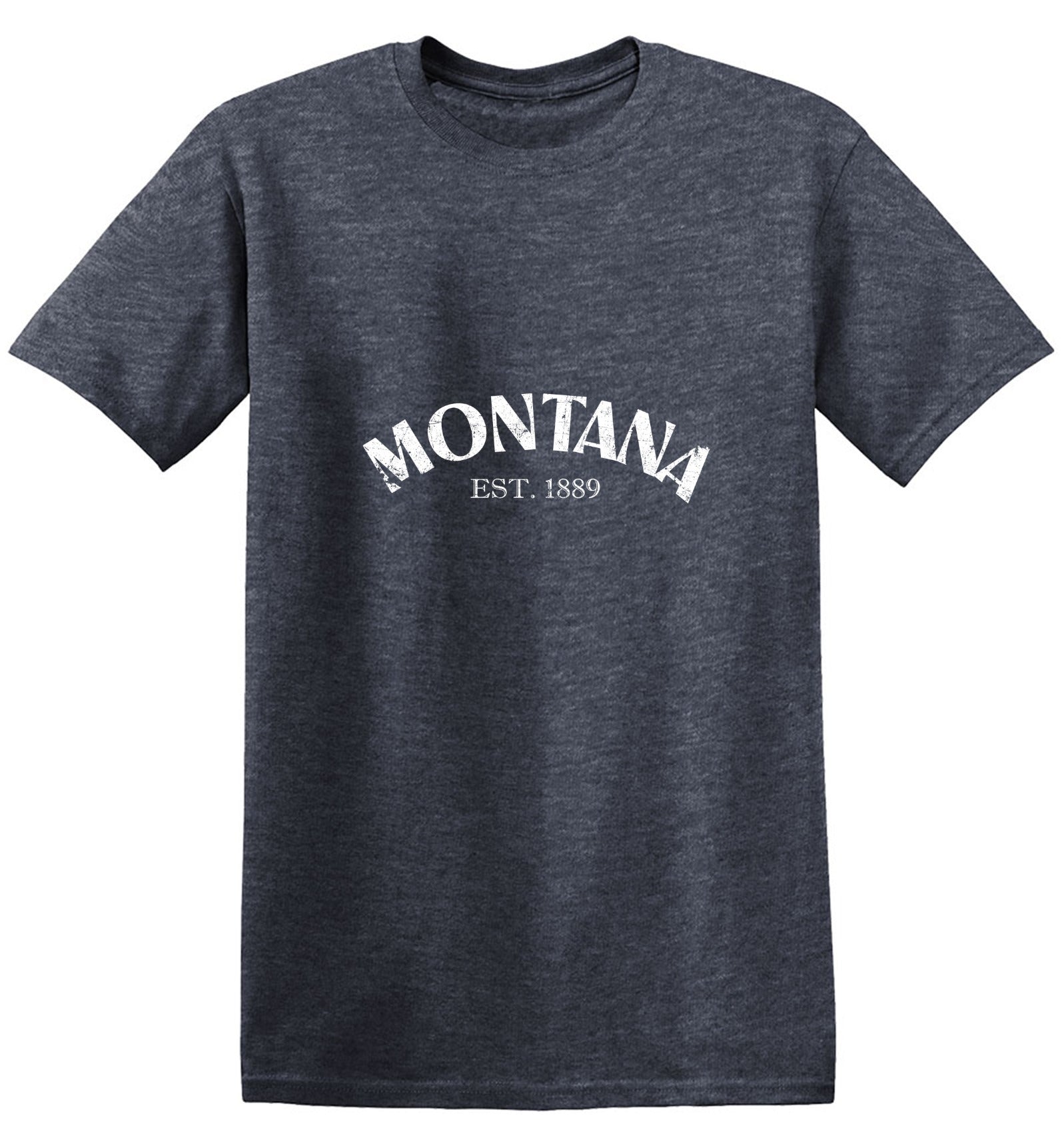 Funny T-Shirts design "Montana Est. 1889 T-Shirt"