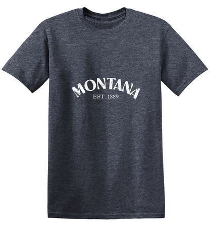 Funny T-Shirts design "Montana Est. 1889 T-Shirt"
