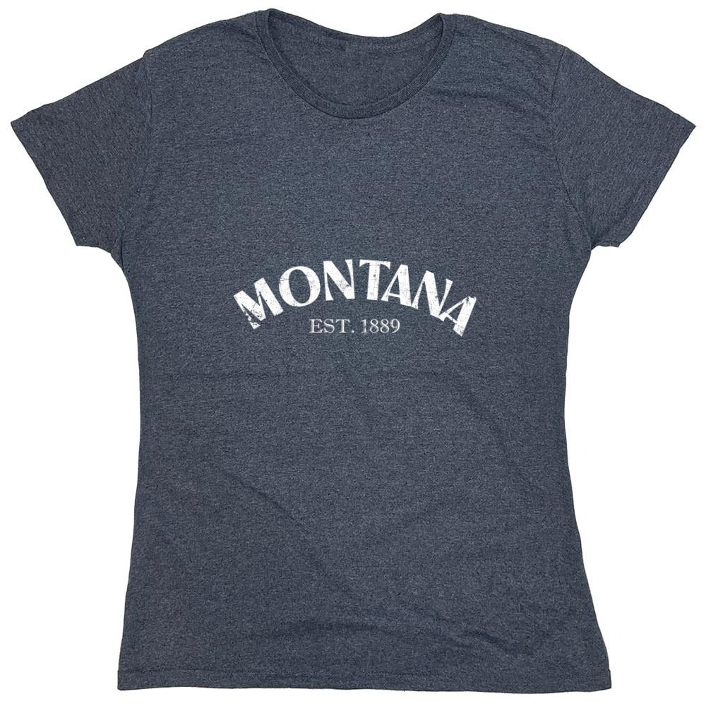 Funny T-Shirts design "Montana Est. 1889 T-Shirt"