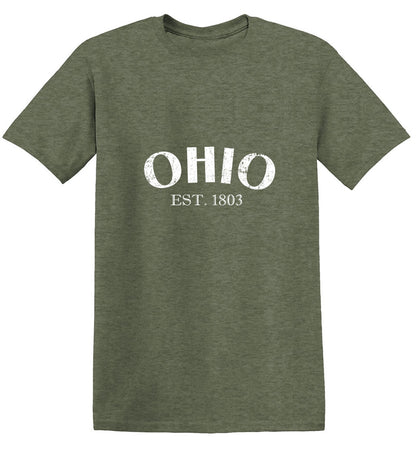 Funny T-Shirts design "Ohio Est. 1803 T-Shirt"