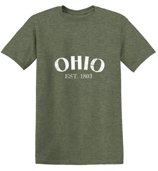 Funny T-Shirts design "Ohio Est. 1803 T-Shirt"
