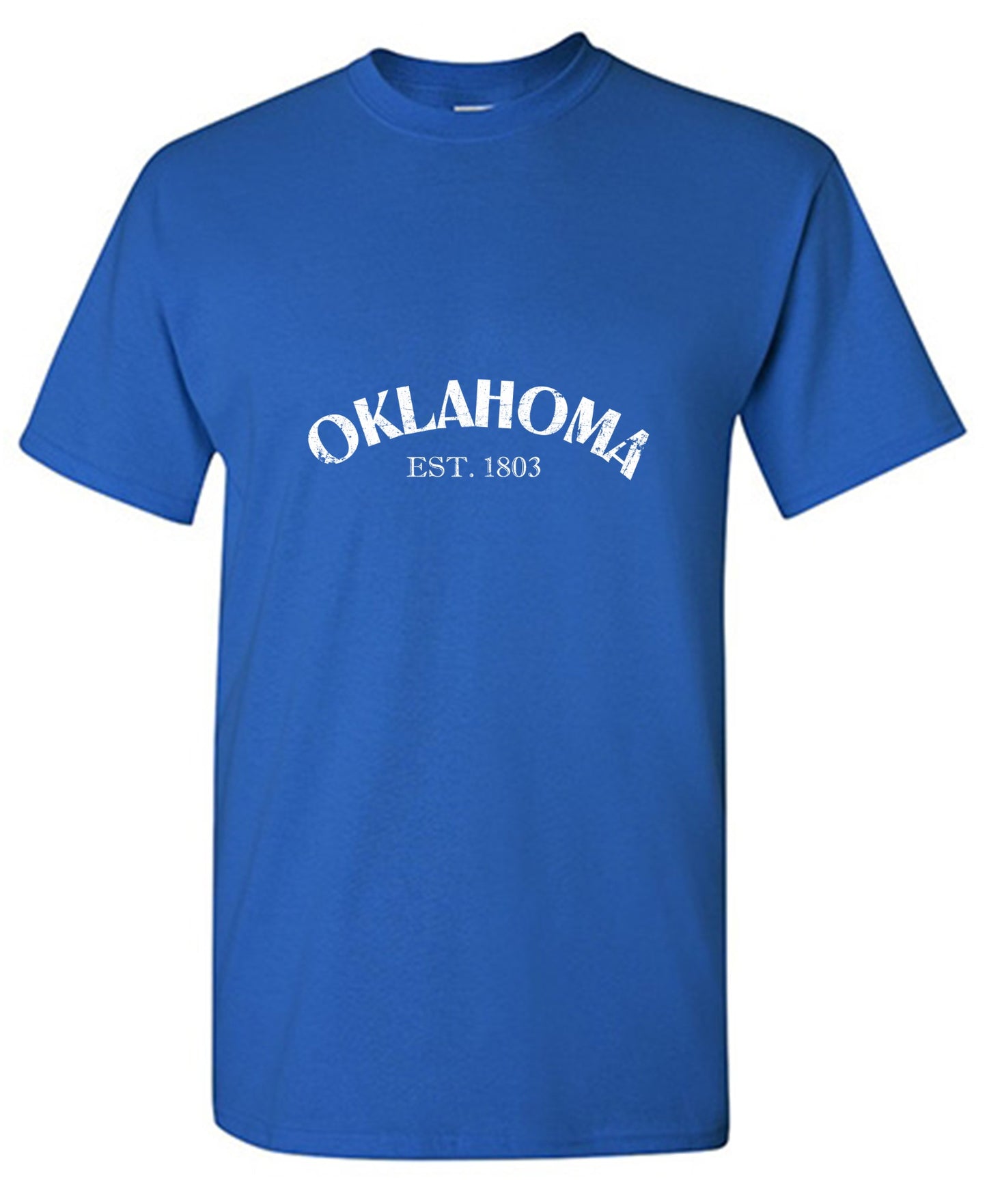 Funny T-Shirts design "Oklahoma Est. 1803 T-Shirt"