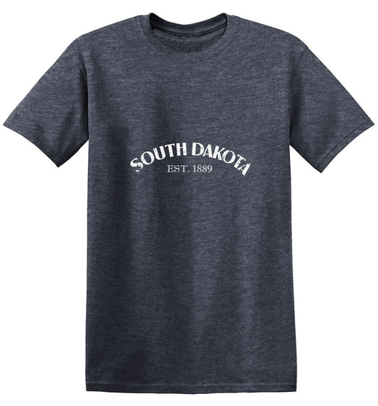 Funny T-Shirts design "South Dakota Est. 1889 T-Shirt"