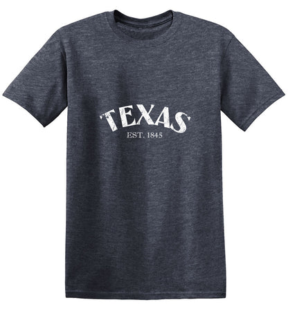 Funny T-Shirts design "Texas Est. 1845 T-Shirt"
