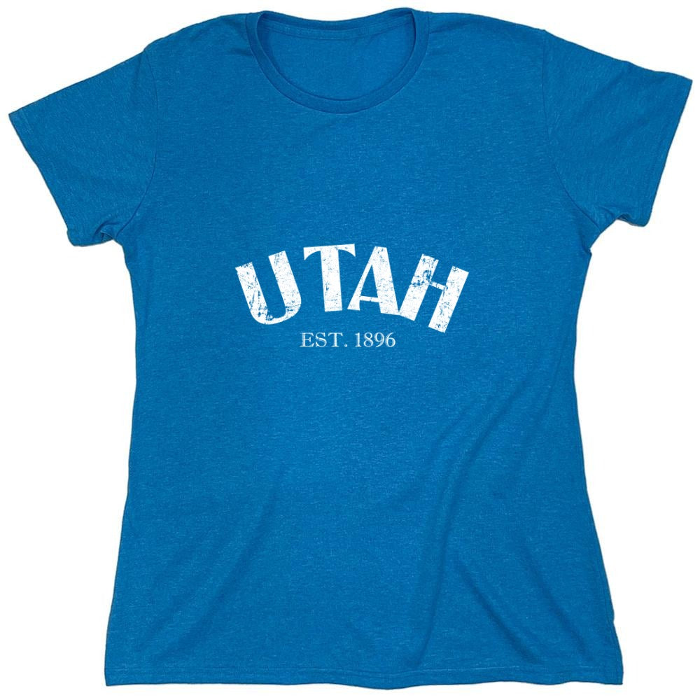 Funny T-Shirts design "Utah Est. 1896 T-Shirt"