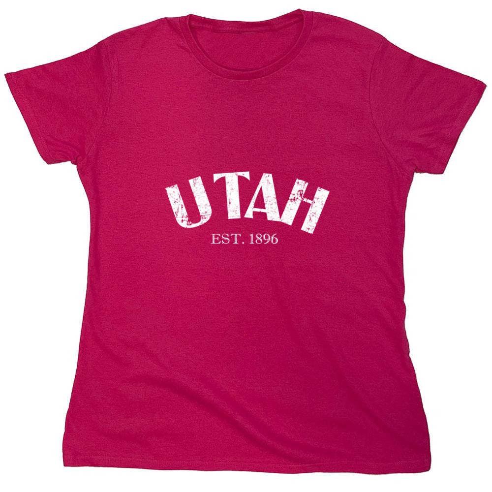 Funny T-Shirts design "Utah Est. 1896 T-Shirt"