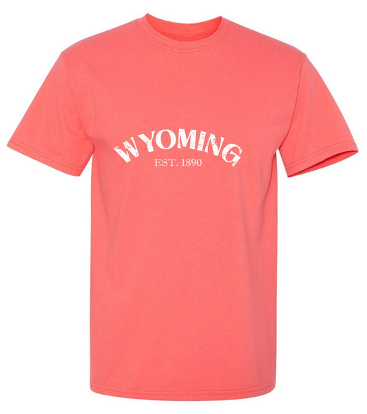 Funny T-Shirts design "Wyoming Est. 1890 T-Shirt"