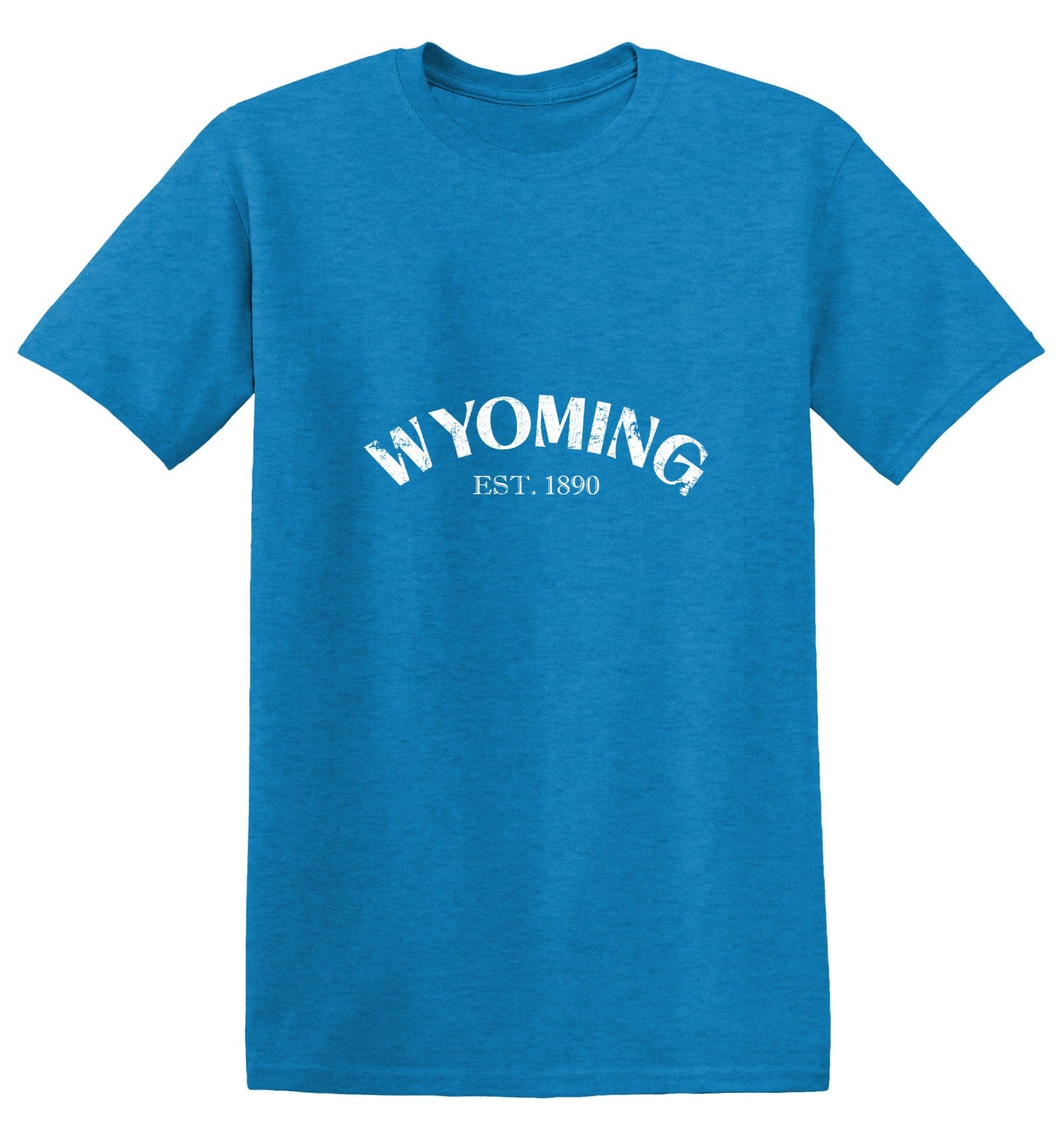 Funny T-Shirts design "Wyoming Est. 1890 T-Shirt"