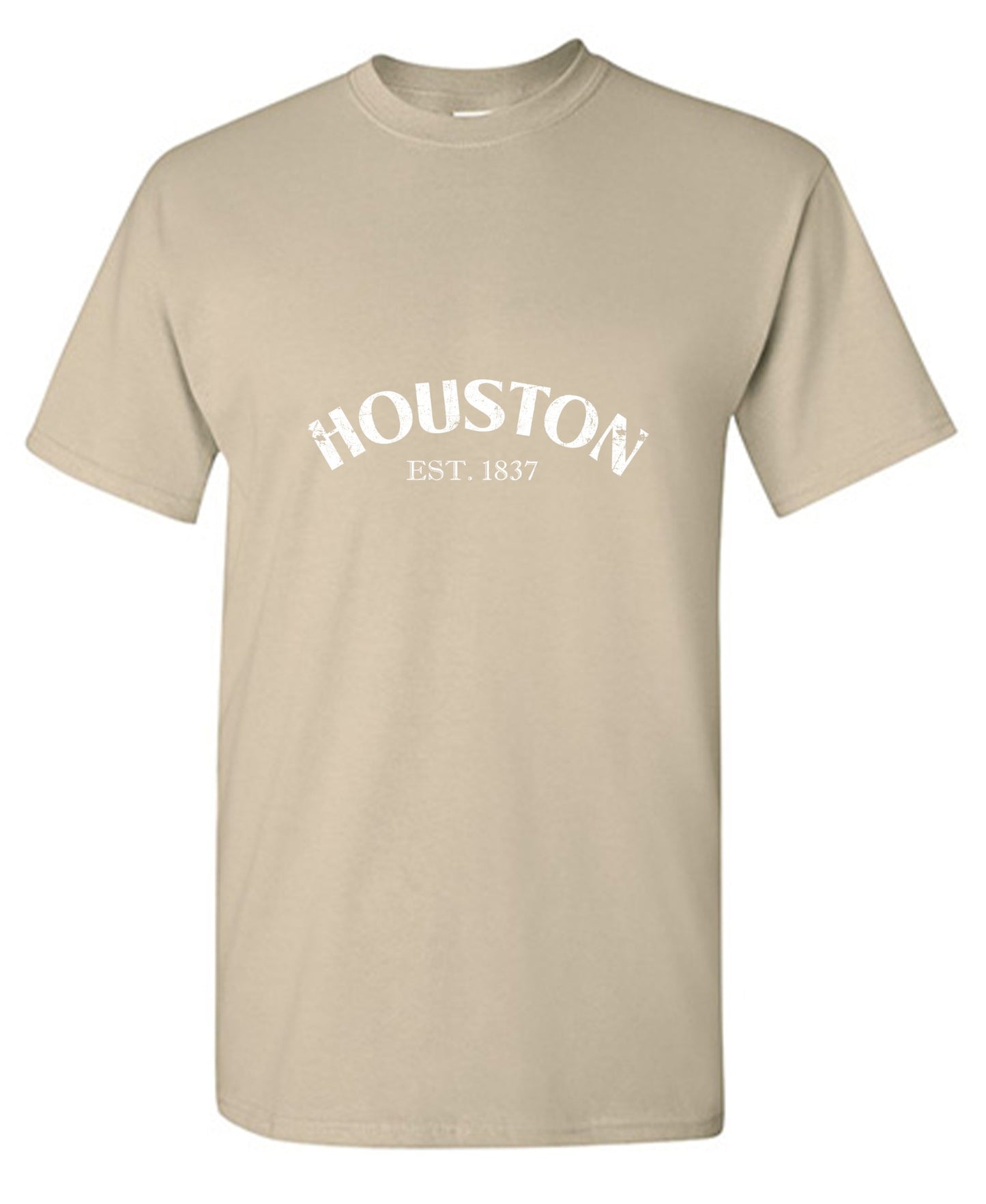 Funny T-Shirts design "Houston Est. 1837 T-Shirt - Ring Spun Tee"