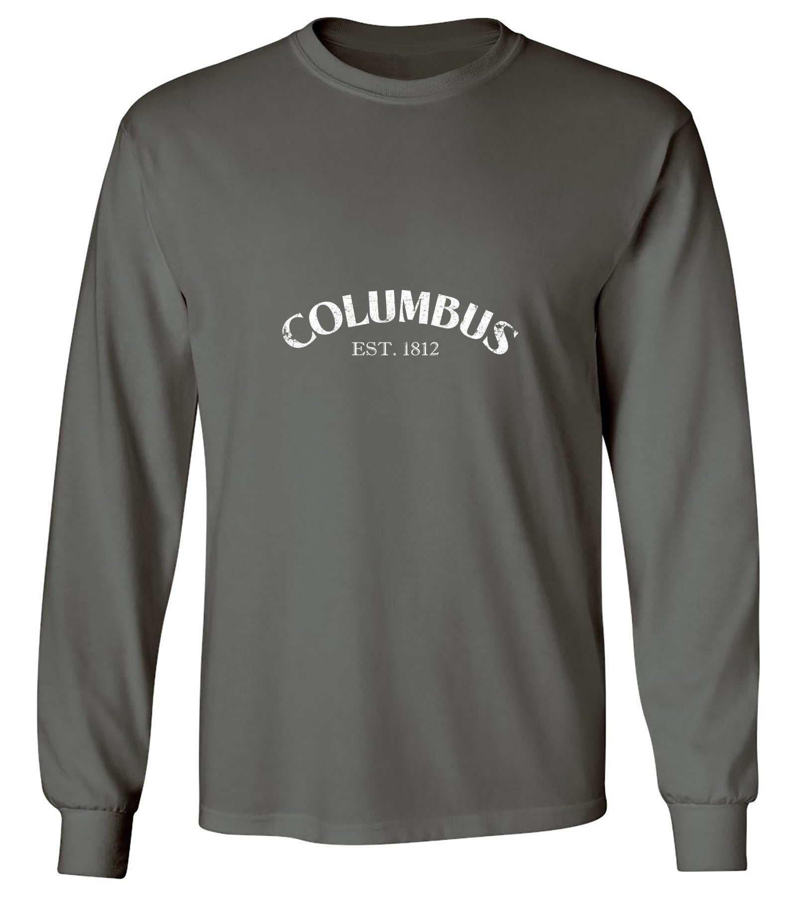 Funny T-Shirts design "Columbus Est. 1812 T-Shirt - Long Sleeve"