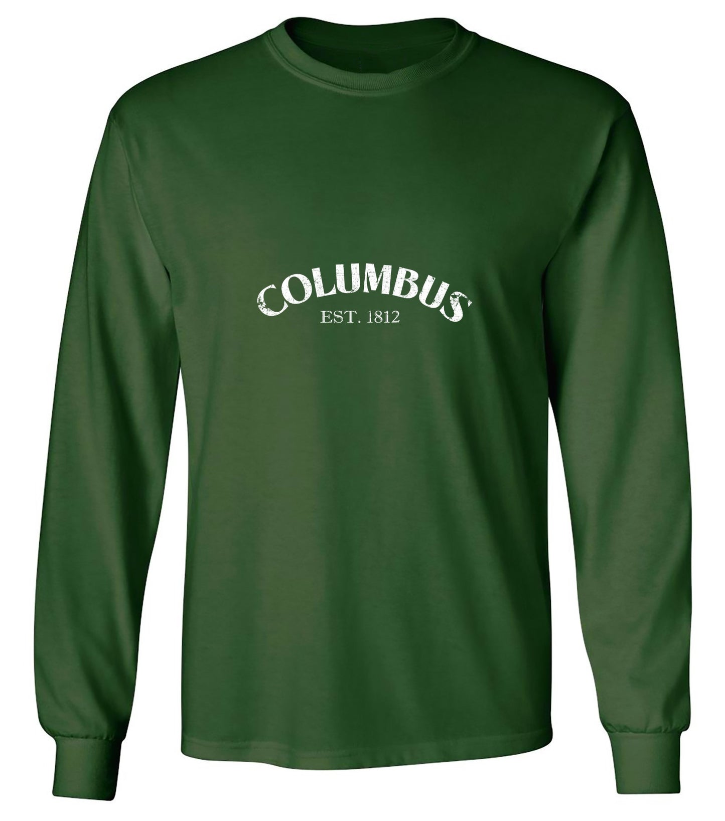 Funny T-Shirts design "Columbus Est. 1812 T-Shirt - Long Sleeve"