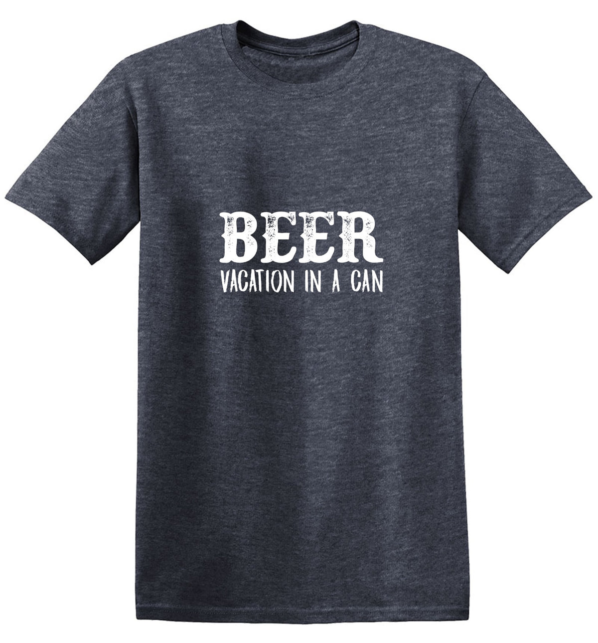 Funny T-Shirts design "Beer Vacation In A Can T-Shirt"