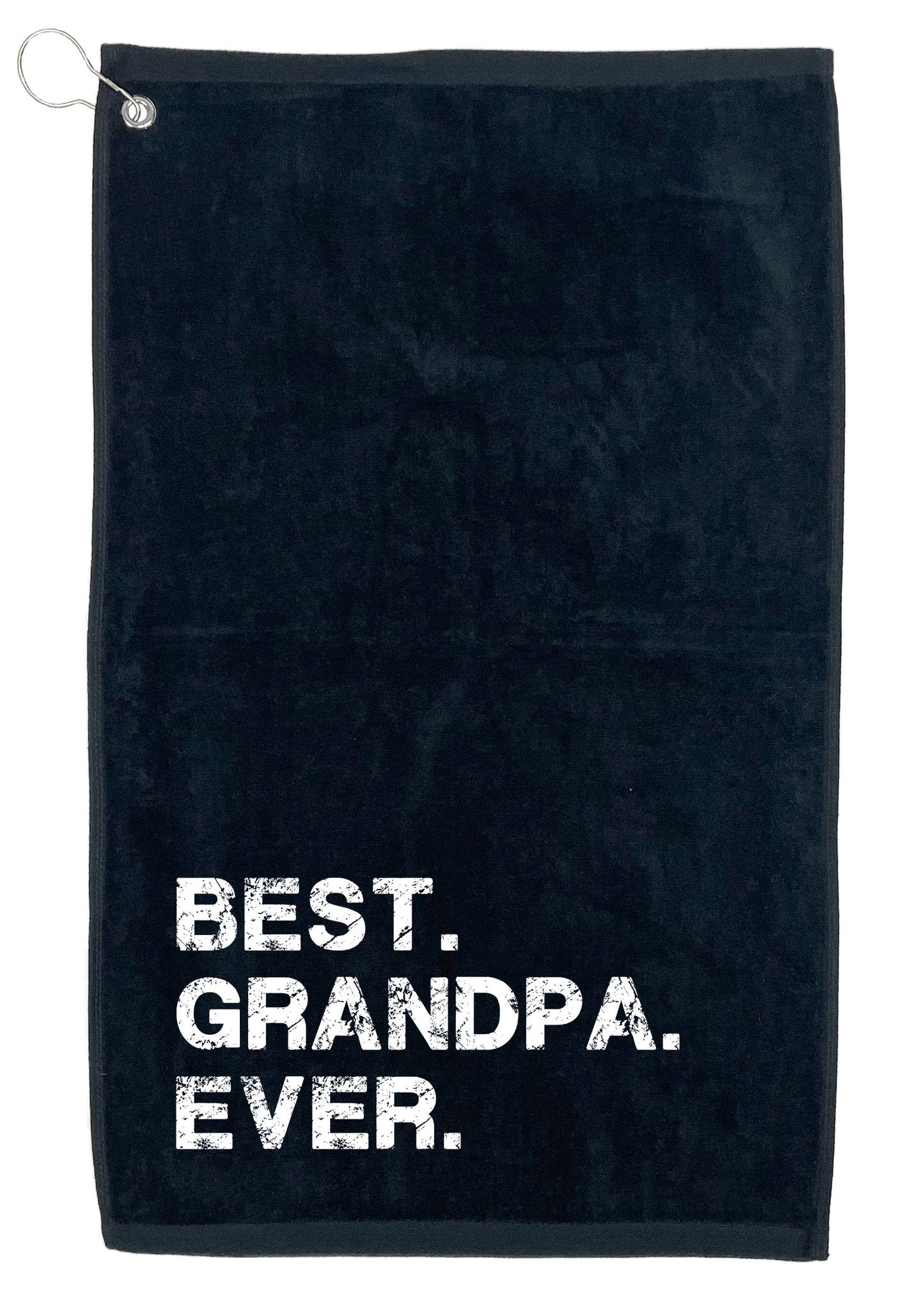 Best Grandpa Ever. Golf Towel - Funny T Shirts & Graphic Tees