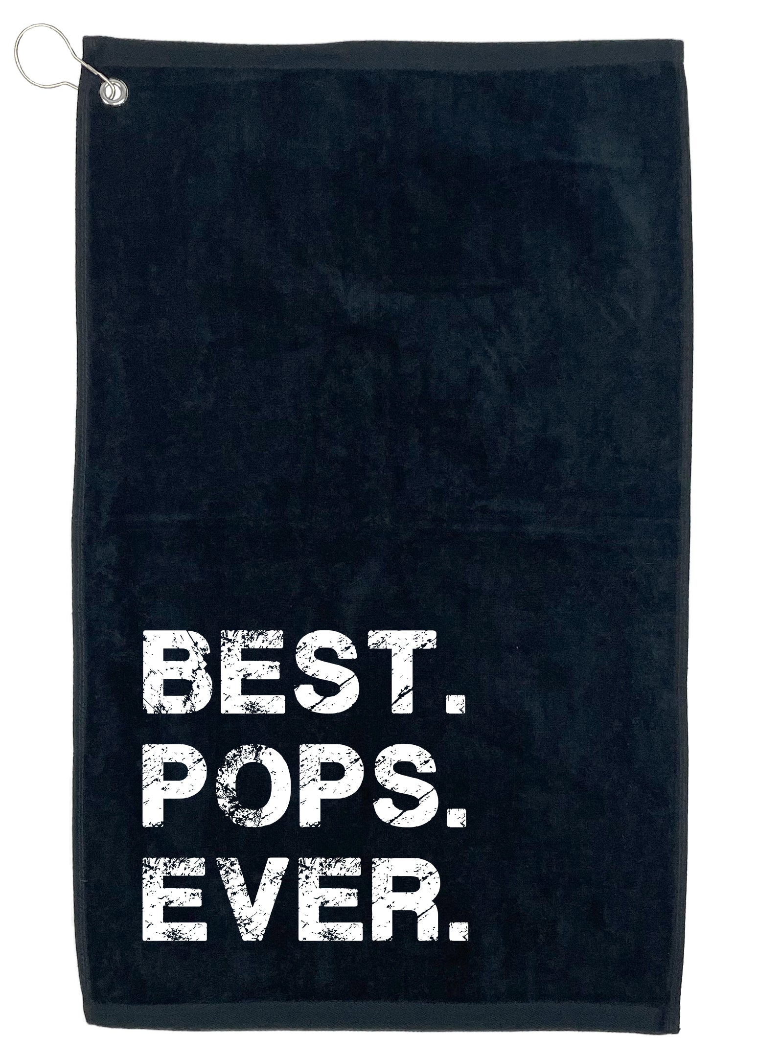 Best Pops Ever, Golf Towel - Funny T Shirts & Graphic Tees