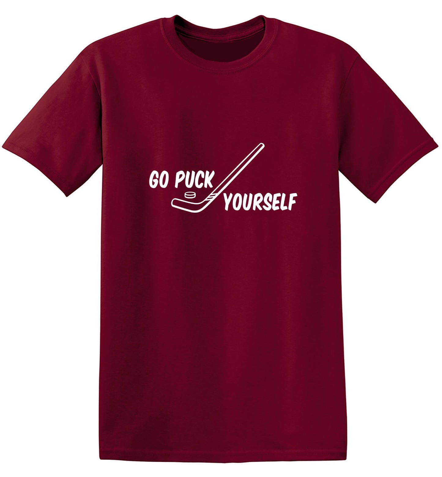 Funny T-Shirts design "Go Puck Yourself T-Shirt"