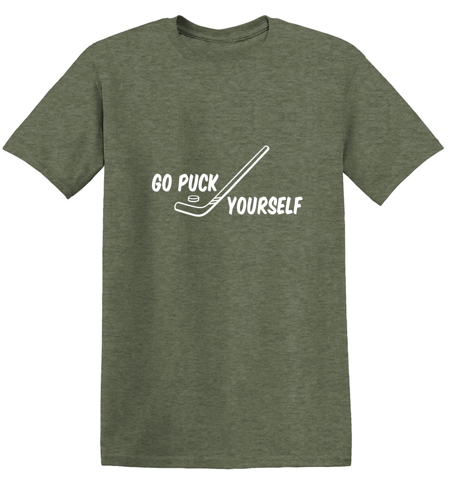 Funny T-Shirts design "Go Puck Yourself Tee"