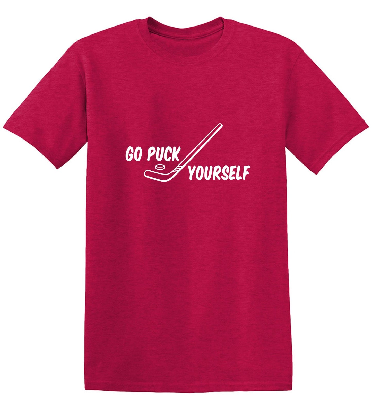 Funny T-Shirts design "Go Puck Yourself Tee"