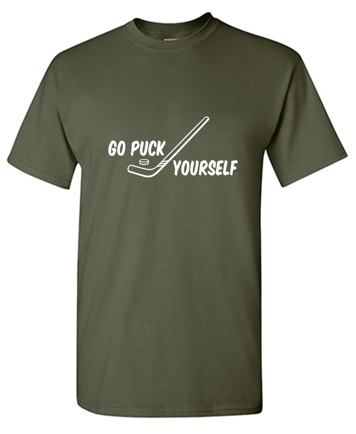 Funny T-Shirts design "Go Puck Yourself T-Shirt"