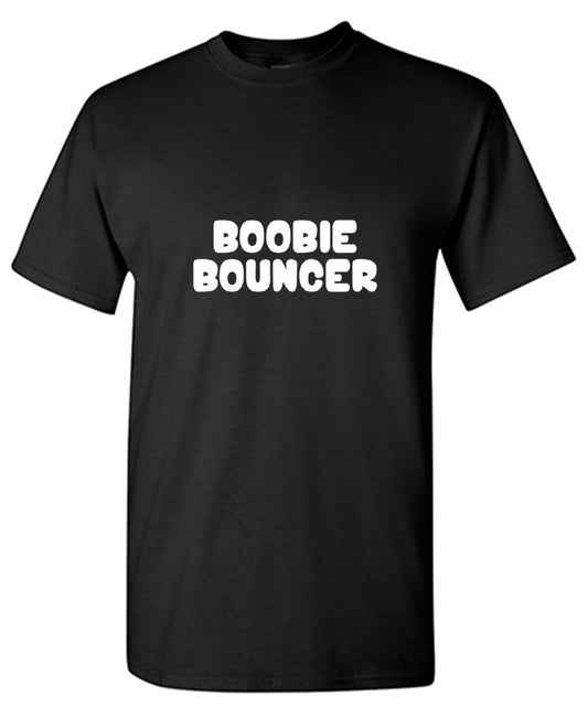 Funny T-Shirts design "Boobie Bouncer Funny Tee"