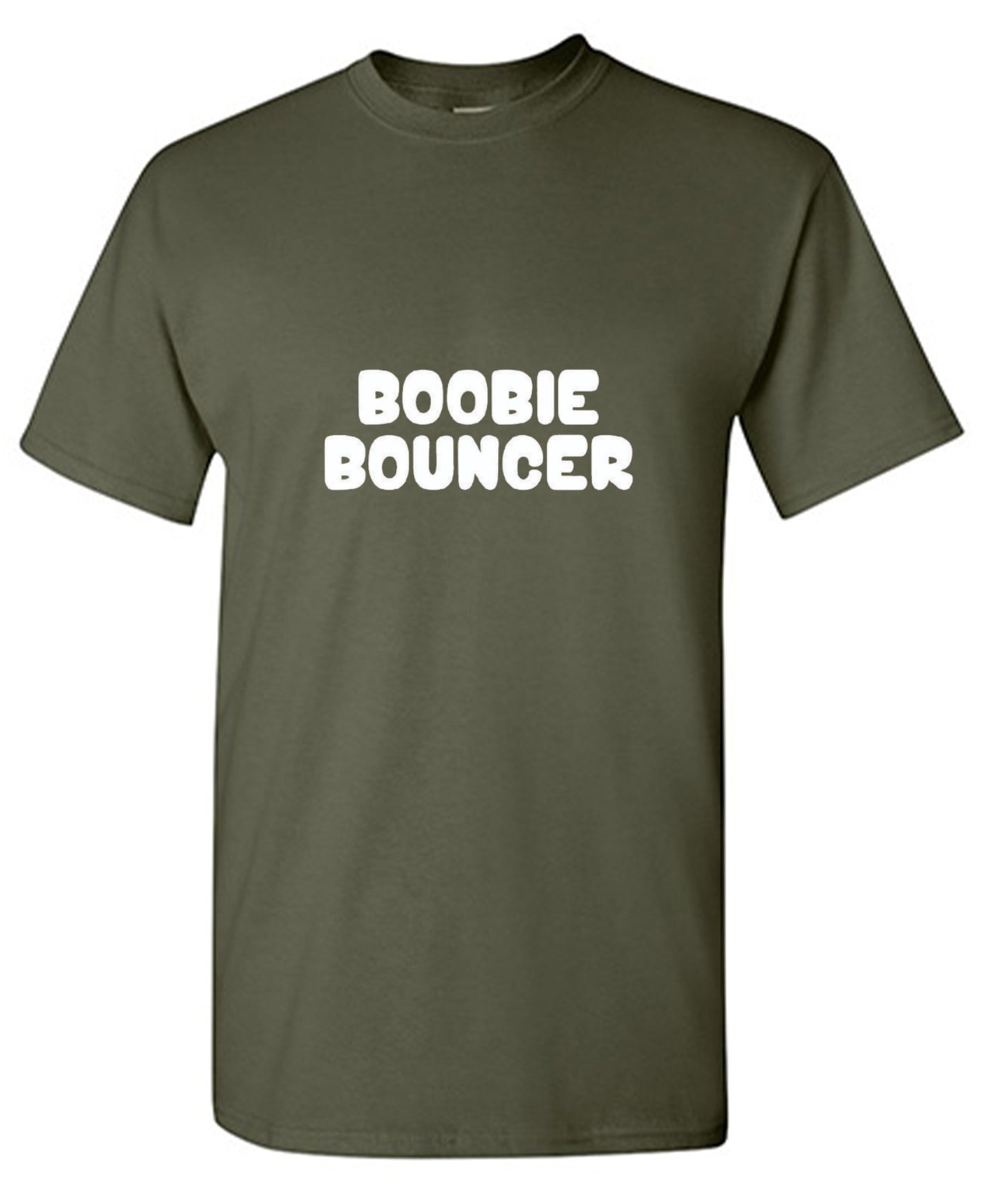 Funny T-Shirts design "Boobie Bouncer T-Shirt"