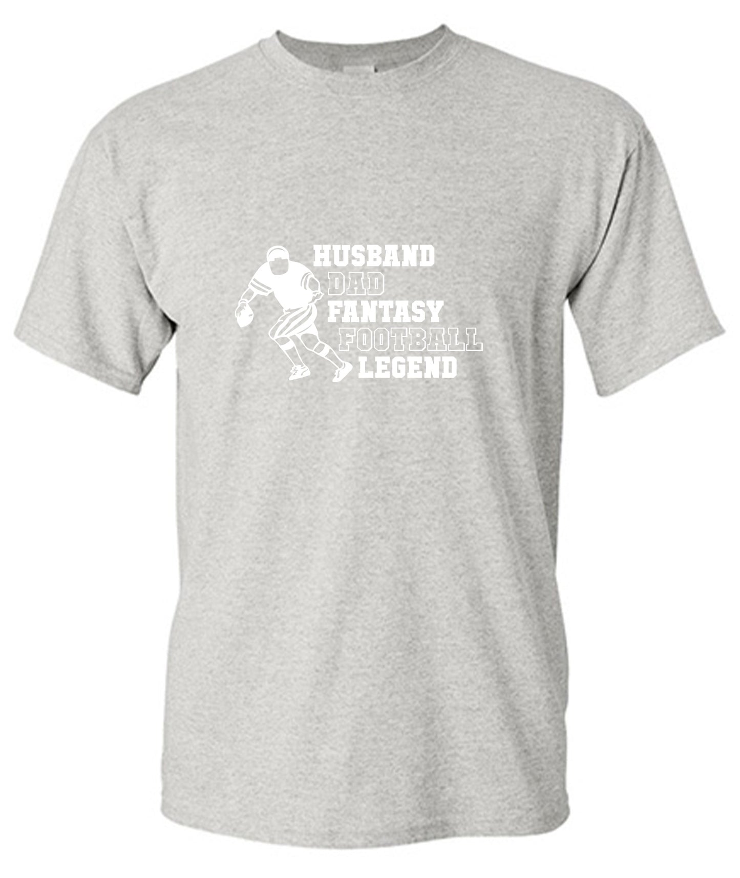 Funny T-Shirts design "Husband Dad Fantasy Football Legend T-Shirt"