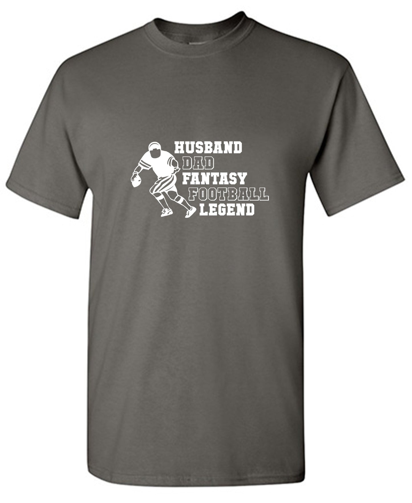 Funny T-Shirts design "Husband Dad Fantasy Football Legend T-Shirt"