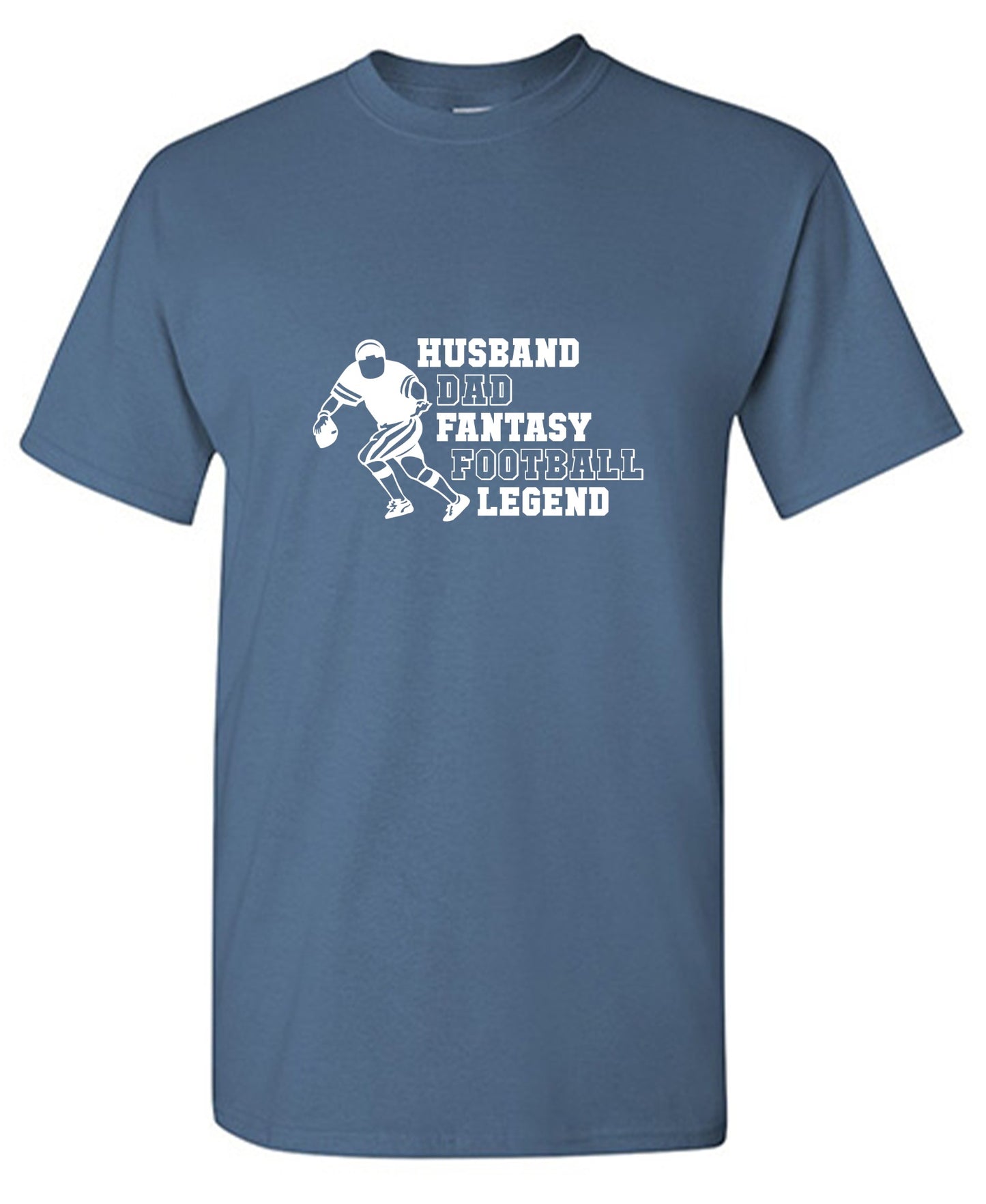 Funny T-Shirts design "Husband Dad Fantasy Football Legend T-Shirt"