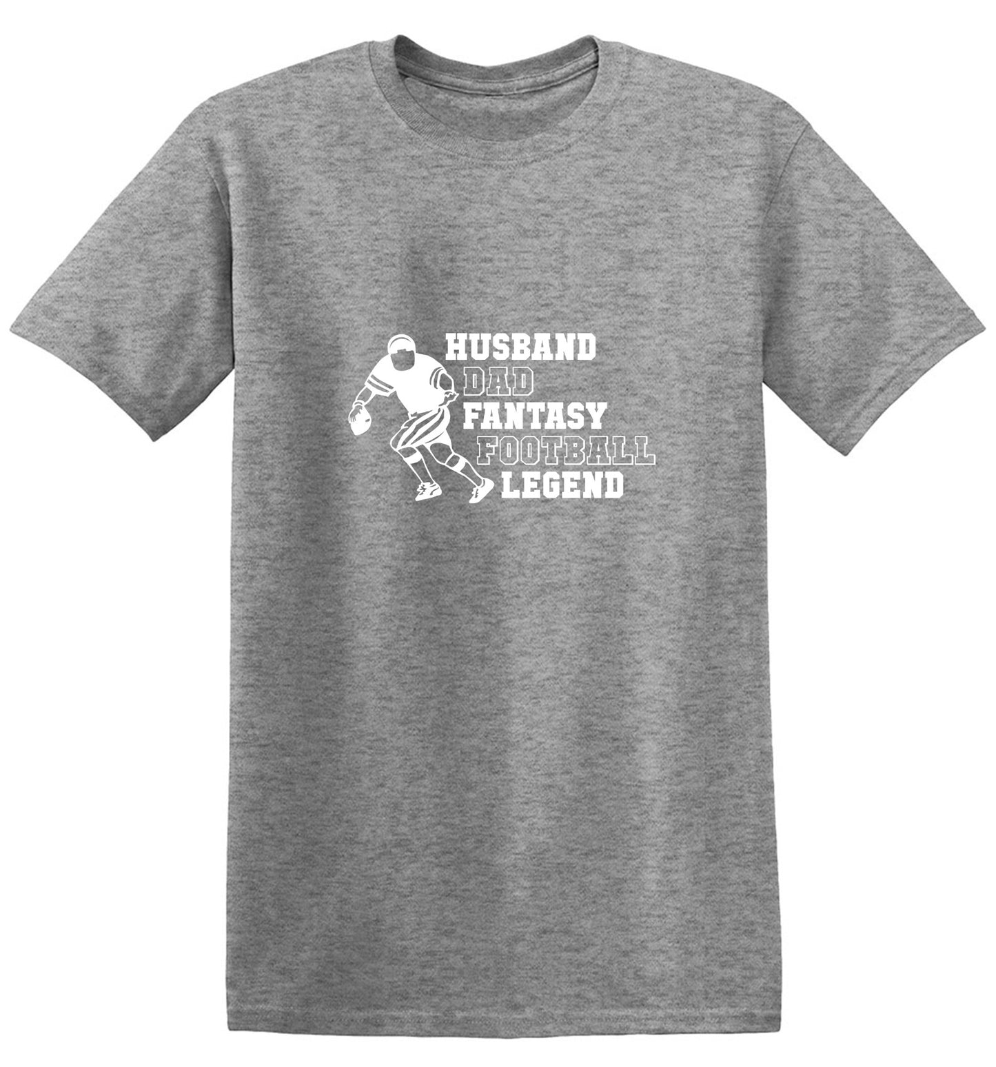 Funny T-Shirts design "Husband Dad Fantasy Football Legend T-Shirt"