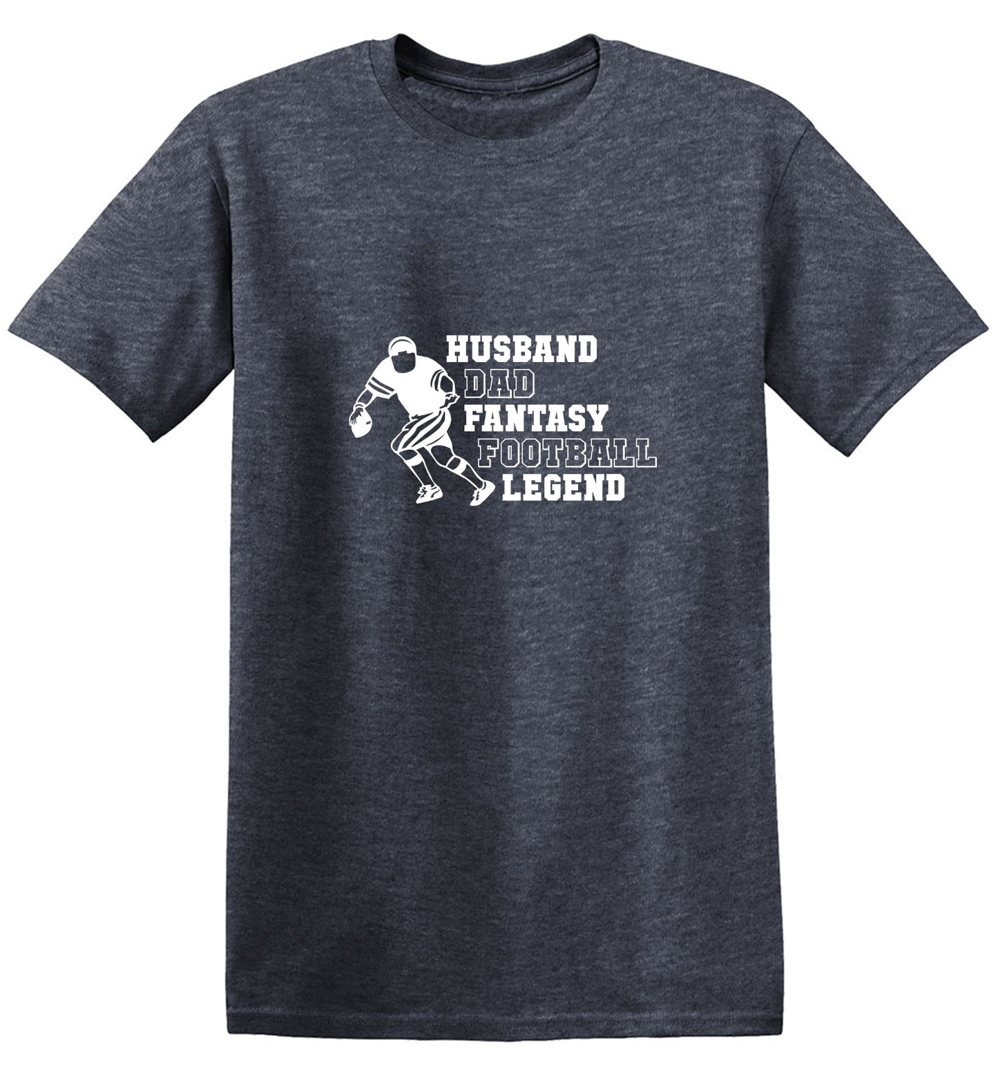 Funny T-Shirts design "Husband Dad Fantasy Football Legend Funny T Shirt"