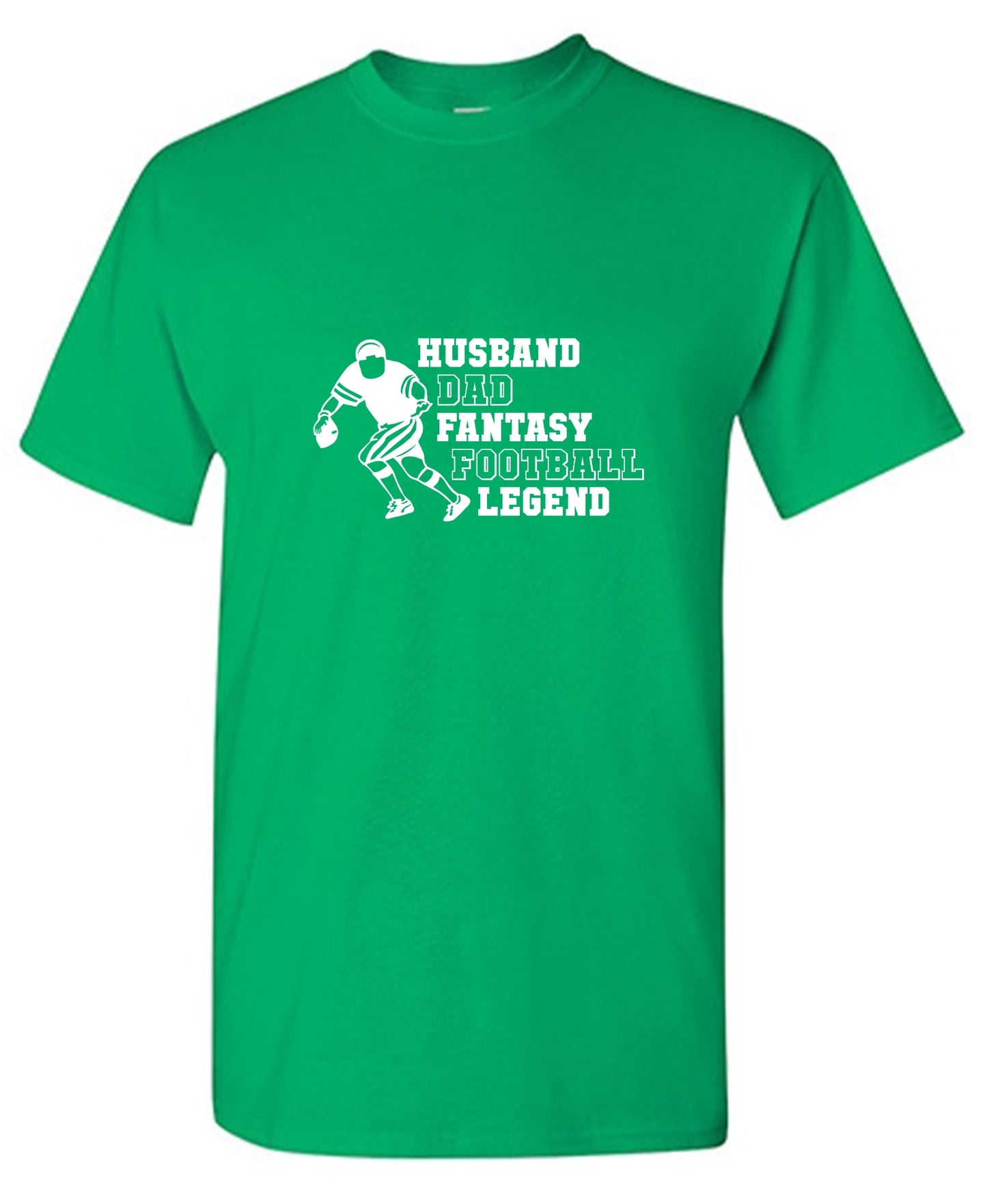 Funny T-Shirts design "Husband Dad Fantasy Football Legend T-Shirt"