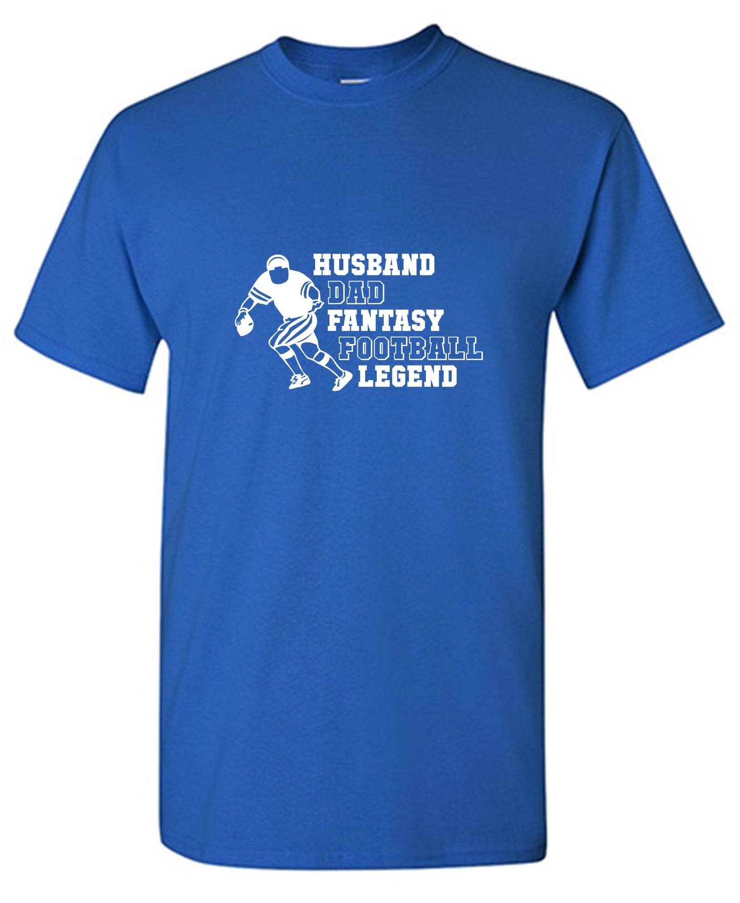 Funny T-Shirts design "Husband Dad Fantasy Football Legend T-Shirt"