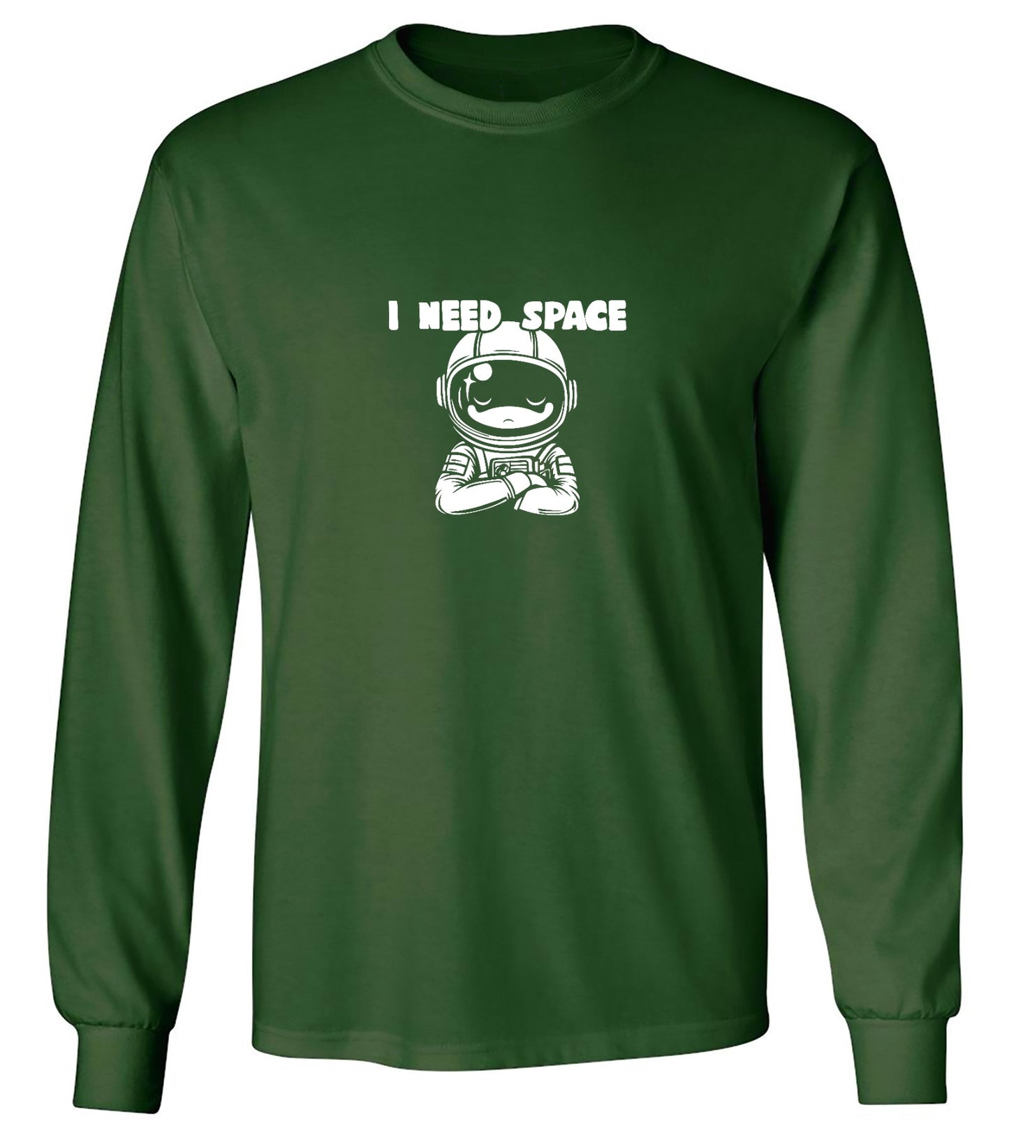 Funny T-Shirts design "I Need Space T-Shirt - Long Sleeve"